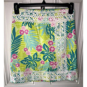 Lilly Pulitzer Skirt Wind Chimes Lace Trim Size 2